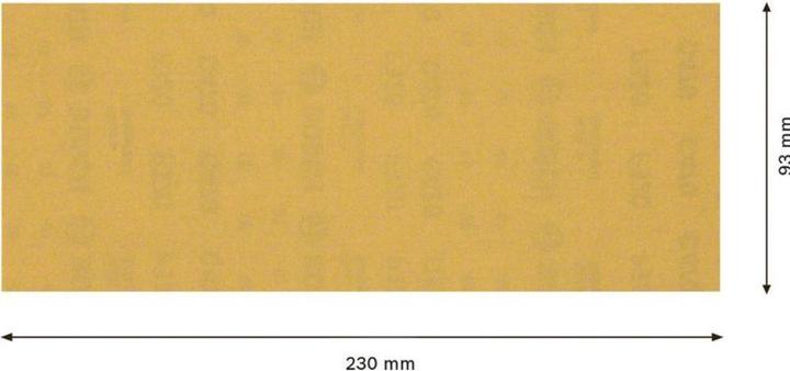 Produktbild Bosch Professional Zubehör EXPERT C470 Schleifpapier ohne Löcher für Schwingschleifer, 93 x 230 mm, G 320, 10-tlg. (320)