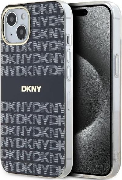DKNY DKHMP15MHRHSEK iPhone 15 Plus / 14 Plus 6.7" czarny/black hardcase IML Mono & Stripe MagSafe (Apple iPhone 15 Plus)