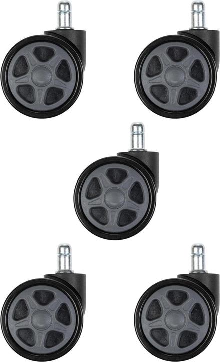 Onit Premium castors for gaming chairs, set of 5