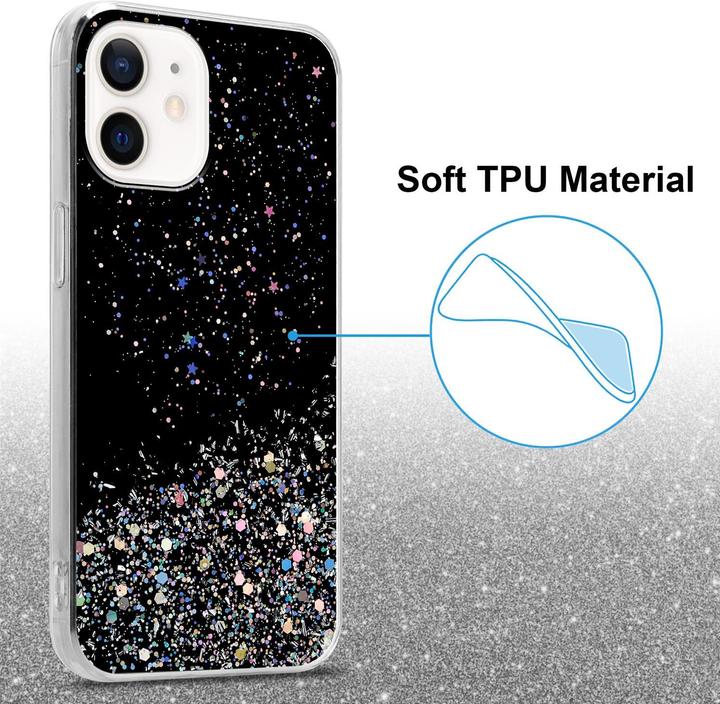 Produktbild Cadorabo TPU Cover funkelnder Glitter (Apple iPhone 12 mini)