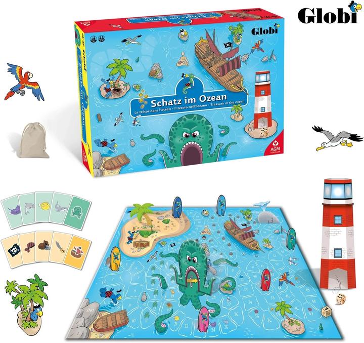 Produktbild AGM Globi Schatz im Ozean (Italienisch, Englisch, Französisch, Deutsch)