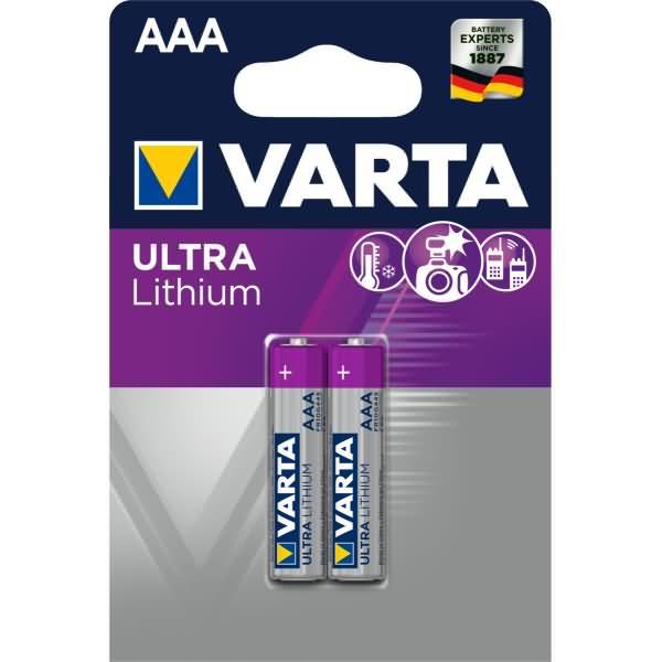 Image du produit Varta ULTRA Lithium (2 pcs, AAA, 1100 mAh)