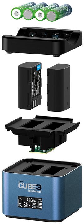 Actual product image Hähnel ProCube3 DSLR Charger Panasonic fr DMW-BLC12, BLF19, BLJ31 und BLK22 (Charger)