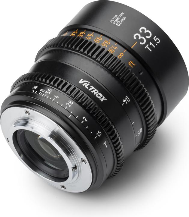 Image du produit Viltrox Focale fixe S 33mm T1.5 - MFT (Micro Four Thirds, APS-C / DX)