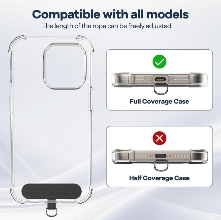 Actual product image Screenguard Universal Necklace Handykette für Smartphone Hüllen