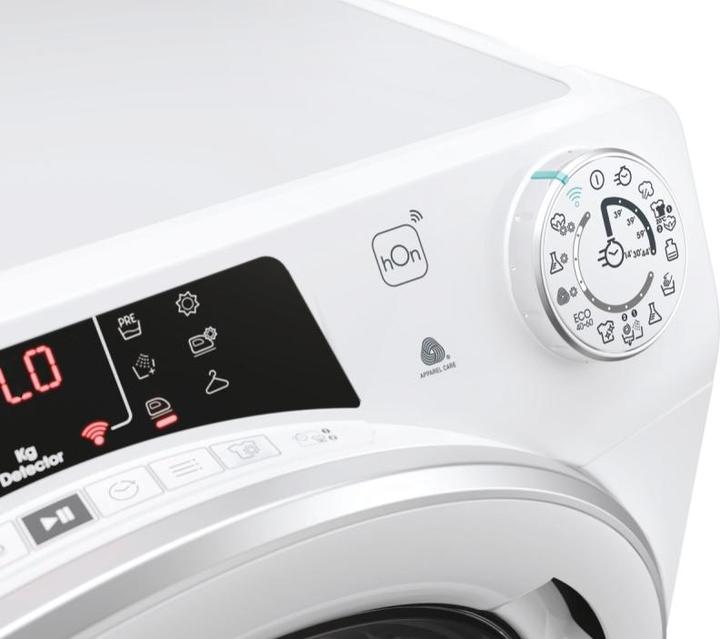 Actual product image Candy Rapidα ROW4964DWMST1-S washer-dryer Free installation Front loading White D