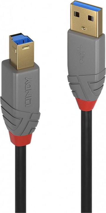 Produktbild Lindy USB/A-USB/B M-M (0.50 m, USB 3.0)