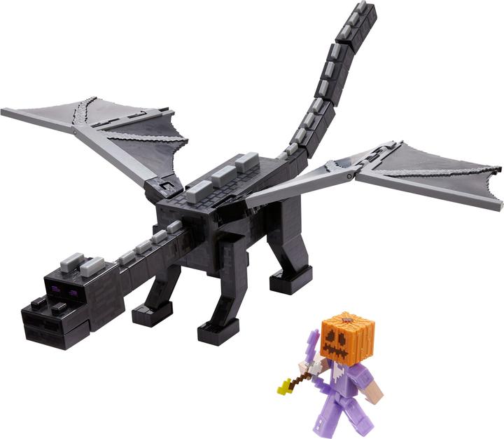 Actual product image Minecraft Ultimate Ender Dragon with Steve Figure