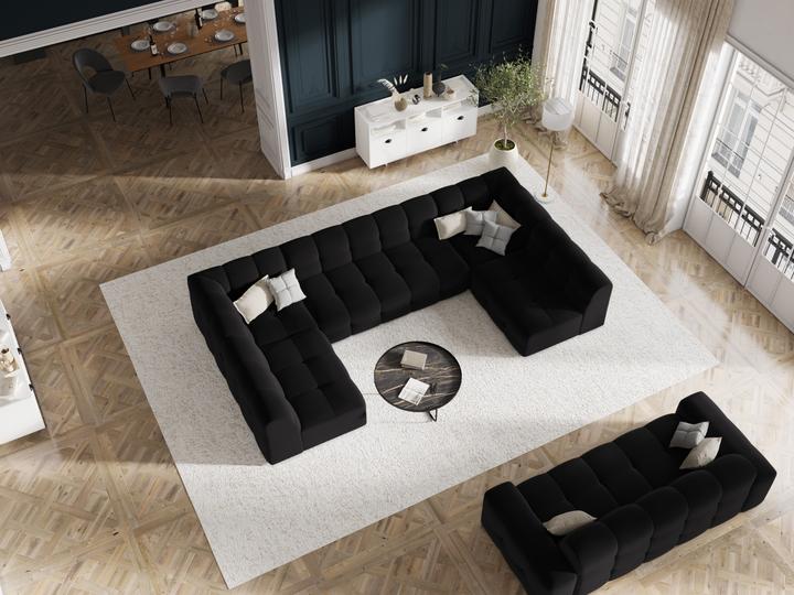 Image du produit Micadoni Canapé Velours, "Kendal", 3 Places, 222x103x79Fabriqué en Europe (2 places, 3 places, 4 places)