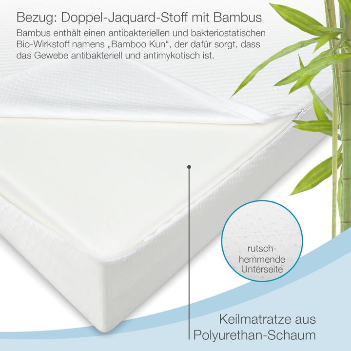 Immagine prodotto Bestschlaf Materasso a cuneo (100 x 190 cm)