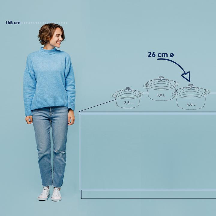 Actual product image Kela Calido (26 cm, Casserole + Stewpot, Cast iron)