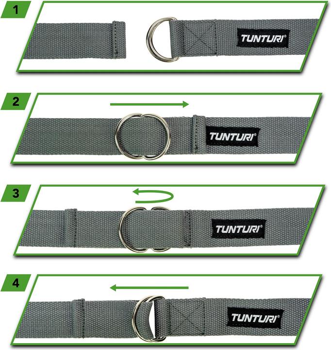 Actual product image Tunturi Yoga Strap Riemen