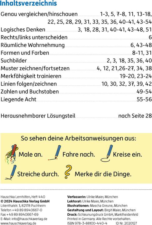Immagine prodotto Maier: La mia concentrazione di esercizi - 1 (Tedesco, Maier, Ulrike, 2024)