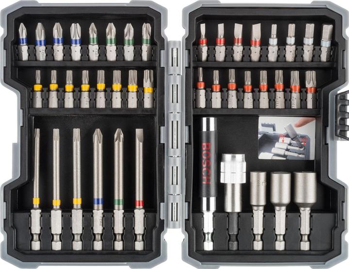 Immagine prodotto Bosch Professional Zubehör Set di punte per cacciavite (Presa esagonale TX M10, Esagono cavo TX M15, Presa esagonale TX M20, Presa esagonale TX M30, Croce Phillips PH M1, Croce Phillips PH M2, Esagono incassato TX M25, Presa esagonale TX M27, Esagono incassato TX M40, Croce Pozidriv PZ M1, Croce Pozidriv PZ M2, Croce Phillips PH M3, Croce Pozidriv PZ M3)