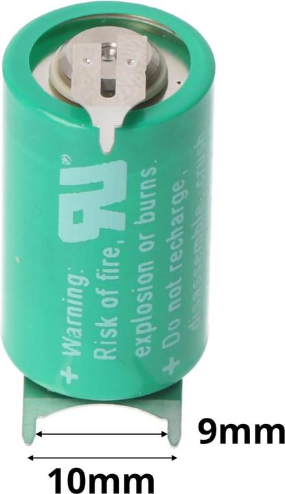 Image du produit Varta Pile CR1/2AA 6127 avec 3 Print Cosse à souder, contact positif 2, négatif 1 (1 pcs, CR 1/2AA, 950 mAh)