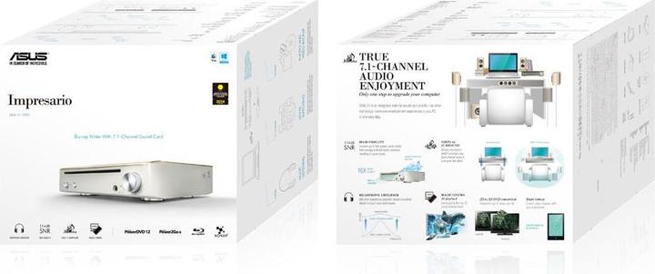 Image du produit ASUS SBW-S1 Pro Impresario (Lecteur Blu-ray)
