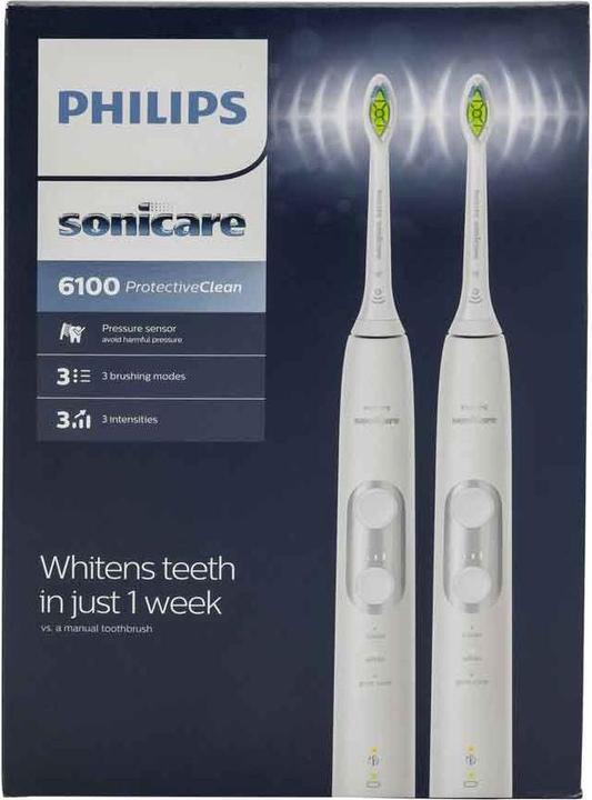 Actual product image Philips Sonicare ProtectiveClean 6100 double pack (Sonic toothbrush)