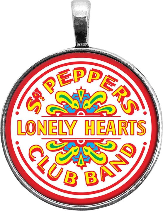 Actual product image The Beatles Sgt Pepper Enamelled Keyring