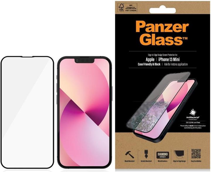 Produktbild PanzerGlass Displayschutz (1 Stück, Apple iPhone 13 mini)