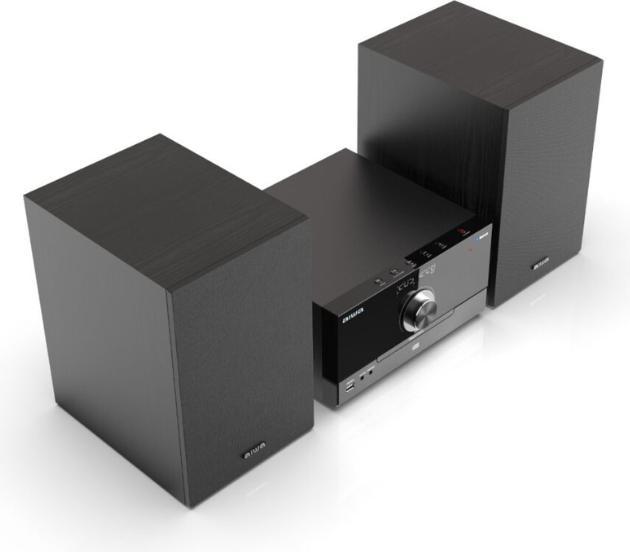Produktbild Aiwa MSBTU-600 mikrojärjestelmä, musta (Bluetooth, CD Player, 1x 50 W)