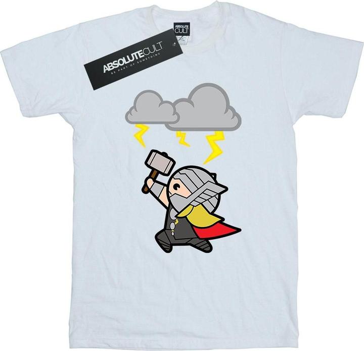 Actual product image Boys Kawaii Thor God Of Thunder T-Shirt (152, 158)