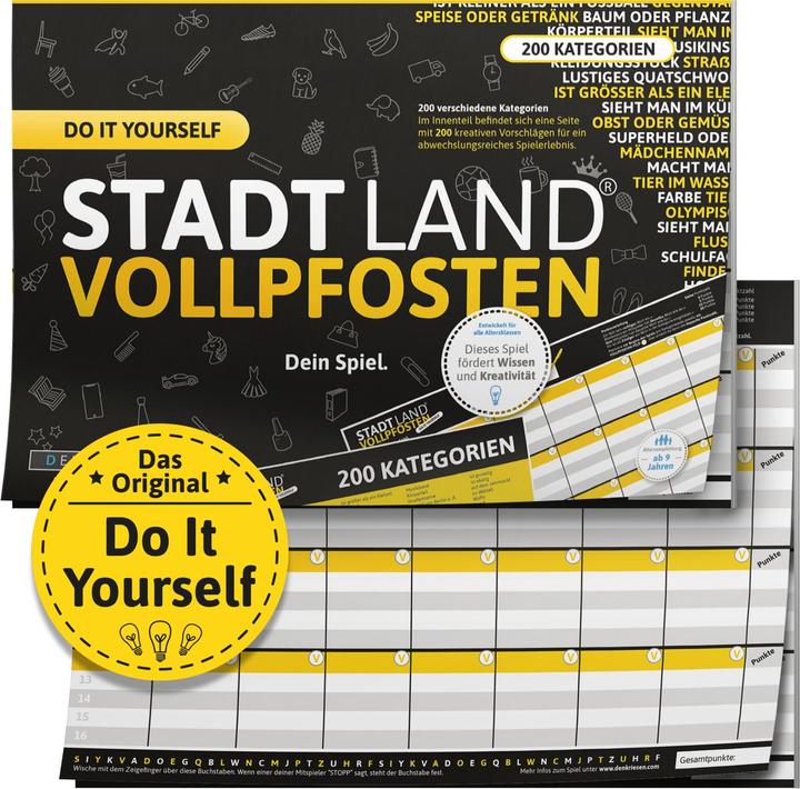 Actual product image Denkriesen City Land Full of Bollocks - Do It Yourself Edition - Your Game (German)