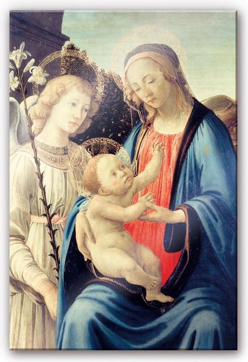 Immagine prodotto Trenddeko Botticelli - Madonna con bambino e angelo (100 x 150 cm)