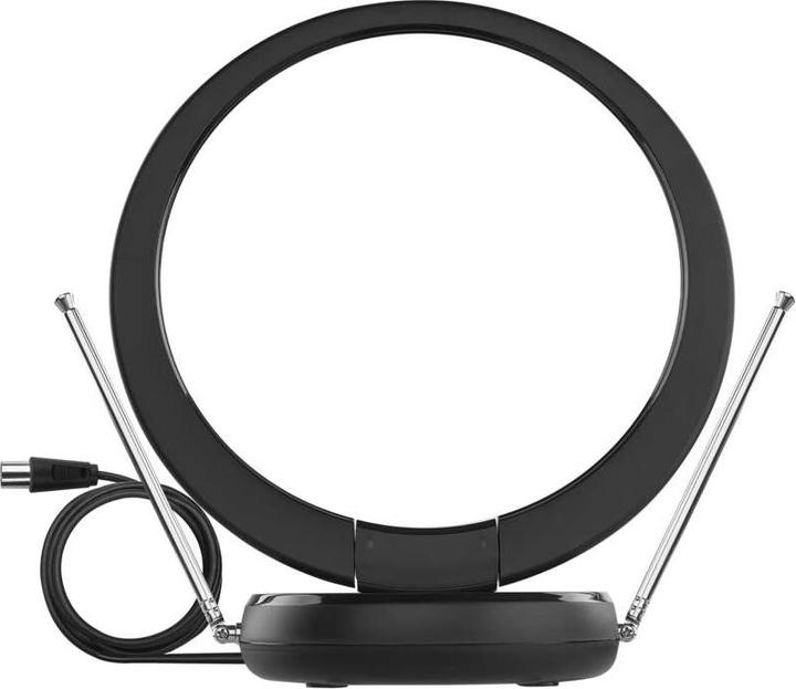 Actual product image Emos Indoor antenna CITY RING-C500, DVB-T2, DAB, LTE/4G/5G Filter (Indoor antenna, DVB-T / -T2)
