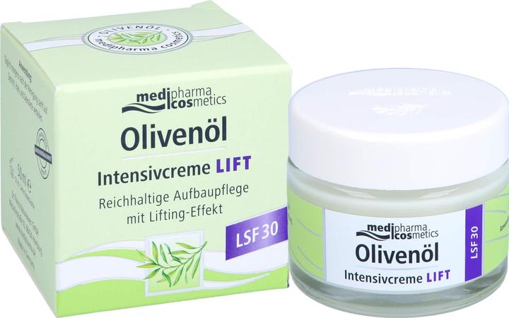 Actual product image Medipharma Olive Oil Int Cre Li Lsf30, 50 ml CRE (50 ml, Day cream, SPF 30)