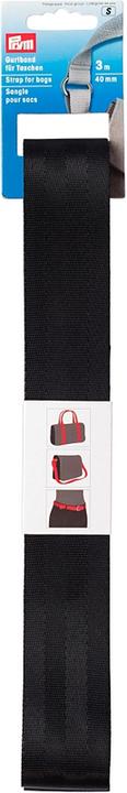 Image du produit Prym Sangle pour sac, noir 40 mm, carte 3 m