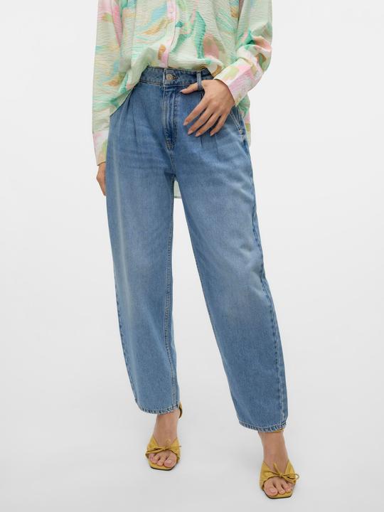 Immagine prodotto Vero Moda VMETNA Hohe Taille Barrel Fit Jeans Straight-Fit (W25/L30)