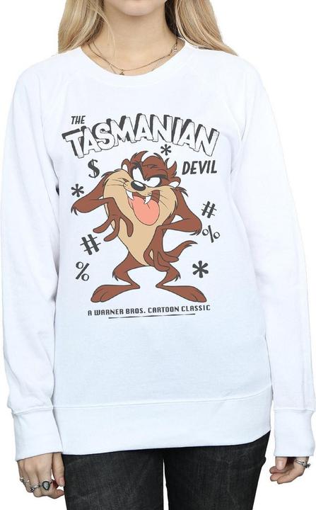Immagine prodotto Looney Tunes Felpa Diavolo della Tasmania Vintage Donna (XXL)