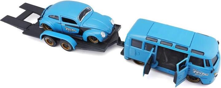 Actual product image Maisto VW T1 Van Samba & Volkswagen Beetle