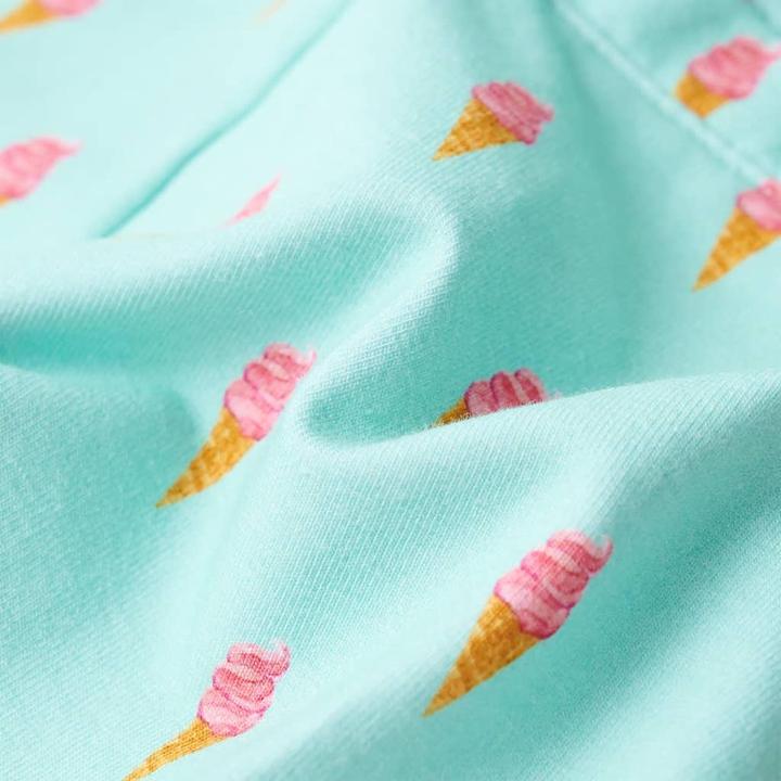 Immagine prodotto VidaXL Pantaloncini da bambino con coulisse Verde menta chiaro 104.Materiale (104)
