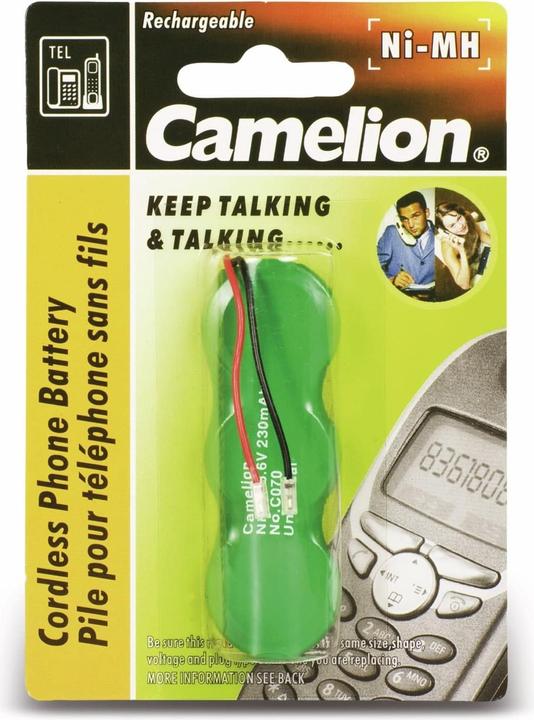 Produktbild Camelion NiMH-Akkupack 3,6V/230mAh 1 Stück