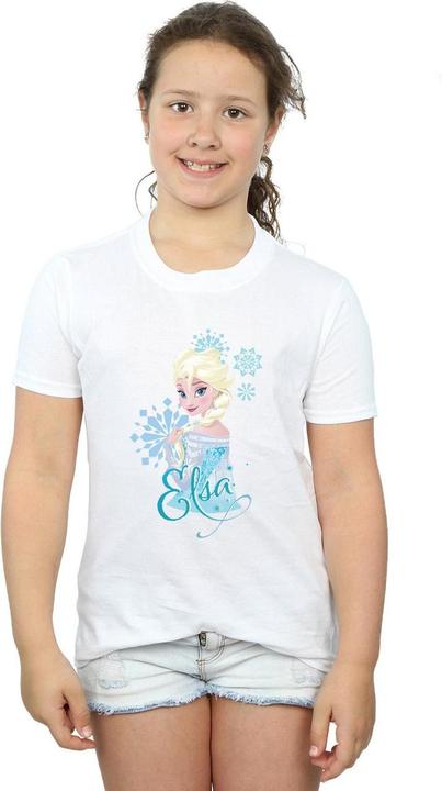 Immagine prodotto Disney Frozen Elsa Snowflakes Maglietta Ragazze (140, 146)