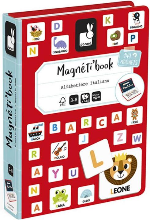 Produktbild Janod Magnetbuch Alphabet (Italienisch)