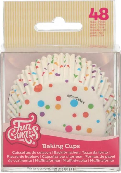 Image du produit FunCakes Moule à muffins Confetti 48 pièces (5 cm)