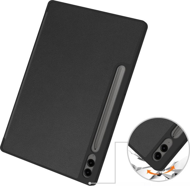 Produktbild Cover-Discount Galaxy Tab S9+ / S9 FE+ - Smart Case Silikon schwarz (Galaxy Tab S9 Plus)