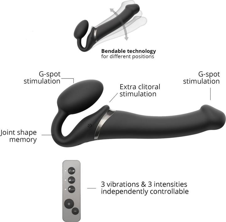 Produktbild Strap-on-me Vibrating Bendable Strap-on