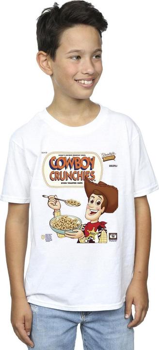 Actual product image Disney Boys Toy Story Woody Cowboy Crunchies T-Shirt (140, 146)