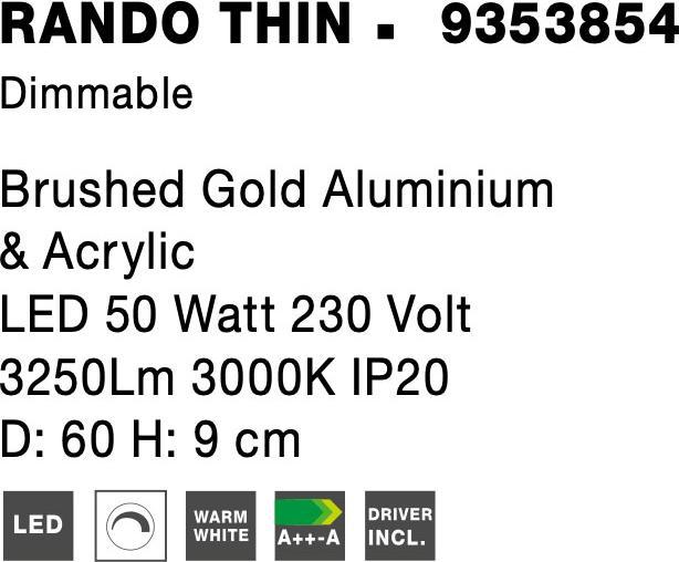 Image du produit Nova Luce Rando Thin (2864 lm)