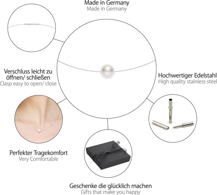 Produktbild Heideman Florere Single silberfarbend glanzmatt (Edelstahl)