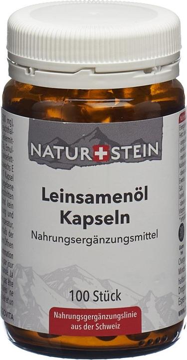 Produktbild Naturstein Leinsamenöl (100 Stück, Kapseln, 174 g)