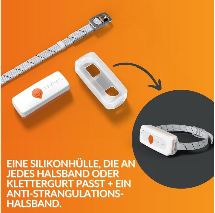 Produktbild Weenect GPS-Tracker XS für Katzen, Weiss (Android, iOS)