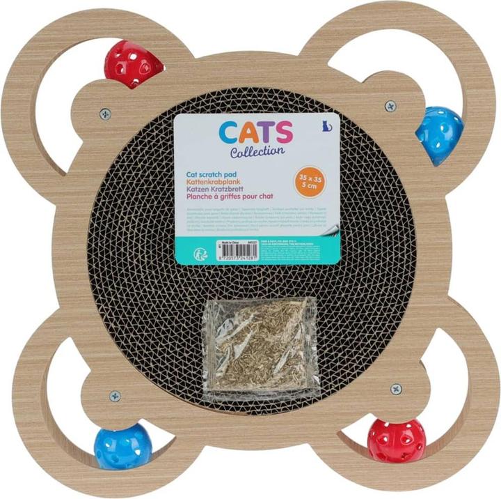 Produktbild PETS Collection Kratzspielzeug für Katzen Natur 35x35x5 (5 cm, Natur)