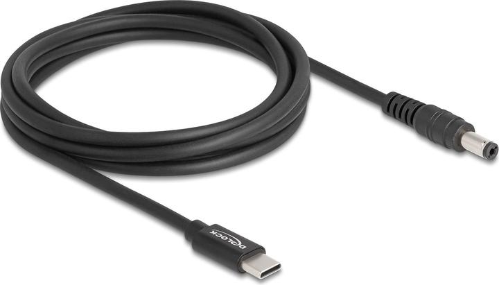 Produktbild Delock Ladekabel USB-C zu 5.5 x 2.1 mm Stecker 1.5 m