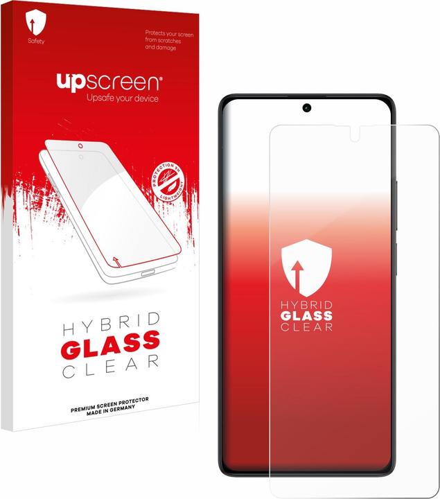 Actual product image upscreen Scratch Shield armoured glass film (1 Piece, Xiaomi Redmi Note 13 5G)