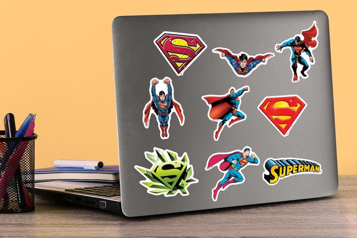 Produktbild Superman Haltungen Aufkleber Deluxe 100erPack Vinyl
