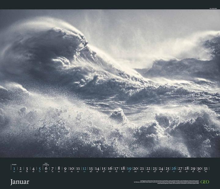 Produktbild Neumann GEO Edition - Kräfte der Natur 2025, 70x60cm, Posterkalender mit spektakulären Kräften der (Harter Einband, Deutsch)